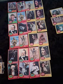 Vintage Star Wars Trading Cards Lot 1977