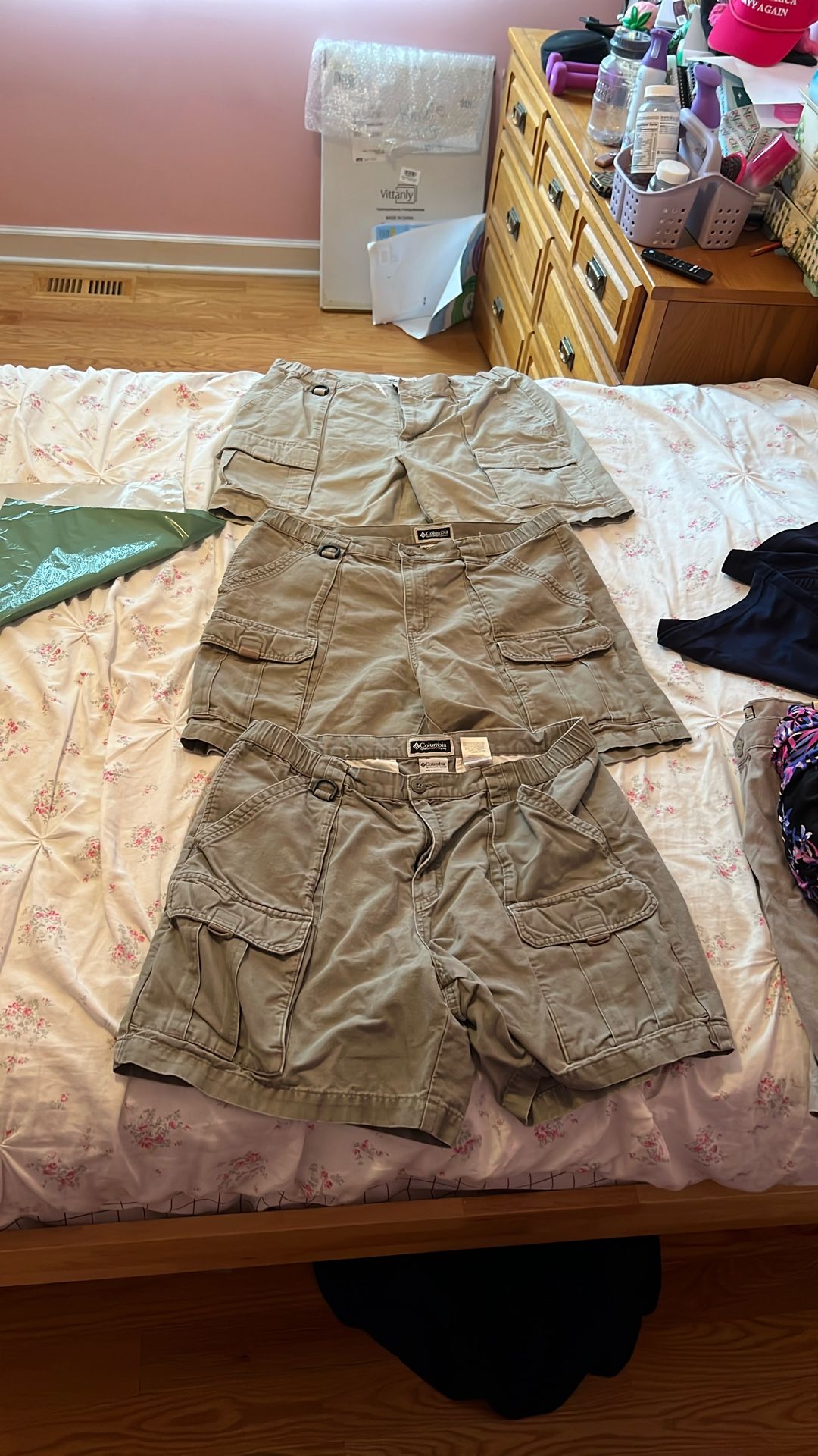 3 Pairs Columbia Cargo Shorts