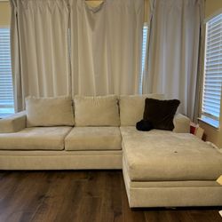 Beige Sectional 