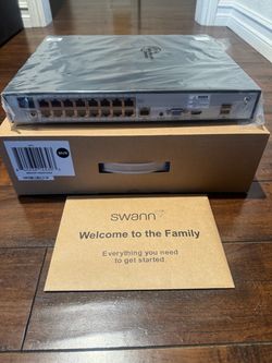 Swann AdvancedX 16-Channel 4K Ultra HD Network Video Recorder (NVR) - 2TB HDD (Model: SRNVR-16ADVANX) - Brand New / Sealed * Condition: Bran