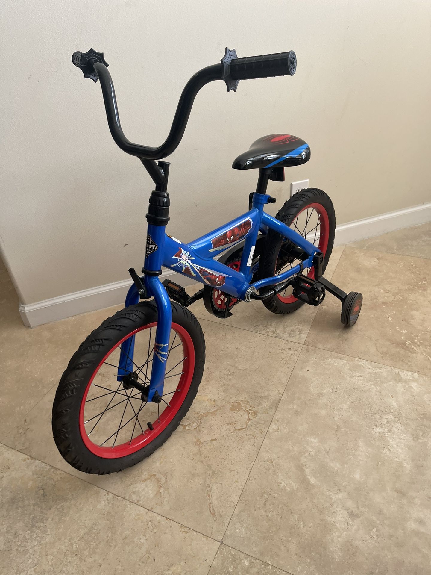 Spiderman Kids Bicycle 16” - LIKE NEW