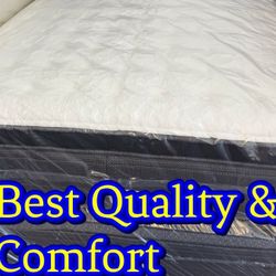 Plush Pillow Top Twin Size Sets $140. $190 Full Size Set