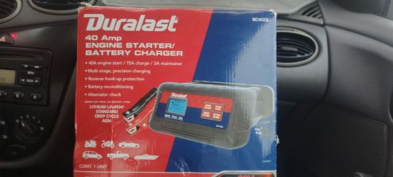 BRAND NEW !!!Duralast 40 Amp Engine Starter/battery charger DONT MISS OUT ON THIS GREAT DEAL!