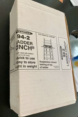 New Werner 94-2 Ladder Cinch Adjustable Nylon Safety Strap for Ladders