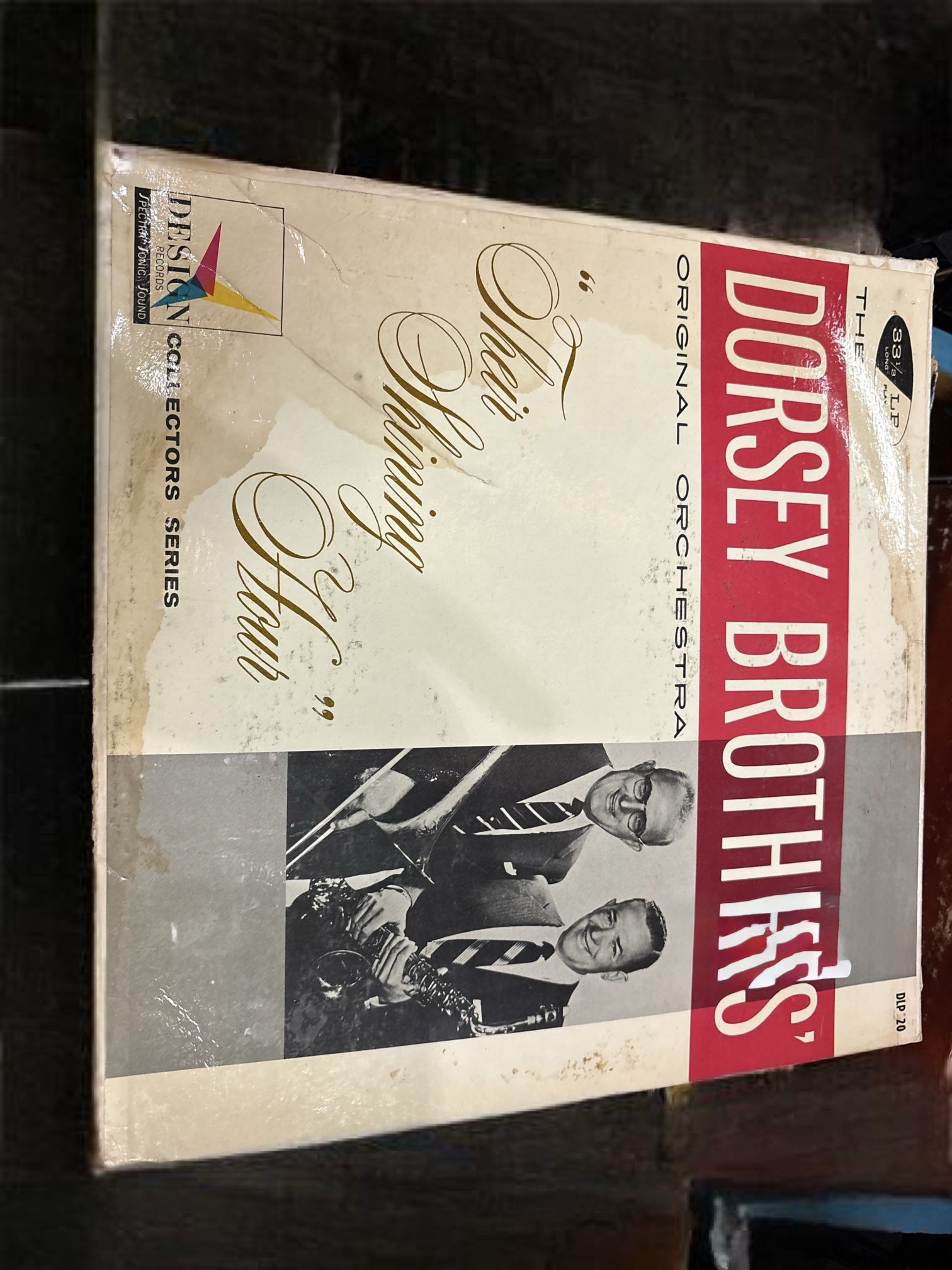 Dorsey Brothers' Original Orchestra Their Shining Hour LP Design Records DLP20