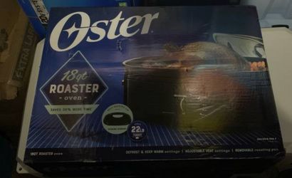 For sale - New Oster 18qt Roaster Oven with Self-Basting Lid - 18 Quart - Black - CKSTRS18-BSB 