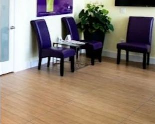 🪑 Purple Faux Leather Dining Chairs - Set of 4 - Like New!
