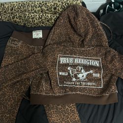  True Religion  Cheetah Print Set