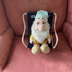 Walt Disney Snow White Plush Bashful Dwarf Doll