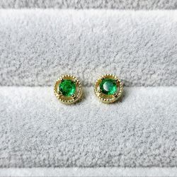 Emerald Earrings