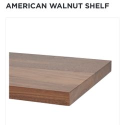 NEW in Box Rejuvenation Walnut shelving