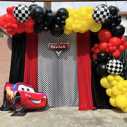 Cars Balloon Garland
