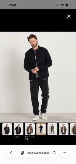 BNWT JAMES PERSE Men’s Sherpa Cargo Jacket