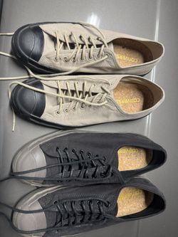 Converse Jack Purcell size 8.5, $50 for the 2 pairs.