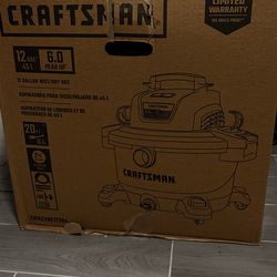 Craftsman CMXEVBE17594 12 Gallon 6.0 Peak HP Wet/Dry Vac.