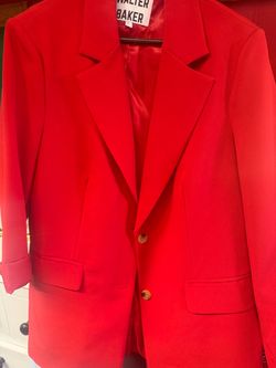 Red blazer
