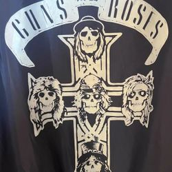 Vintage Large Guns N' Roses Bomber Jacket 