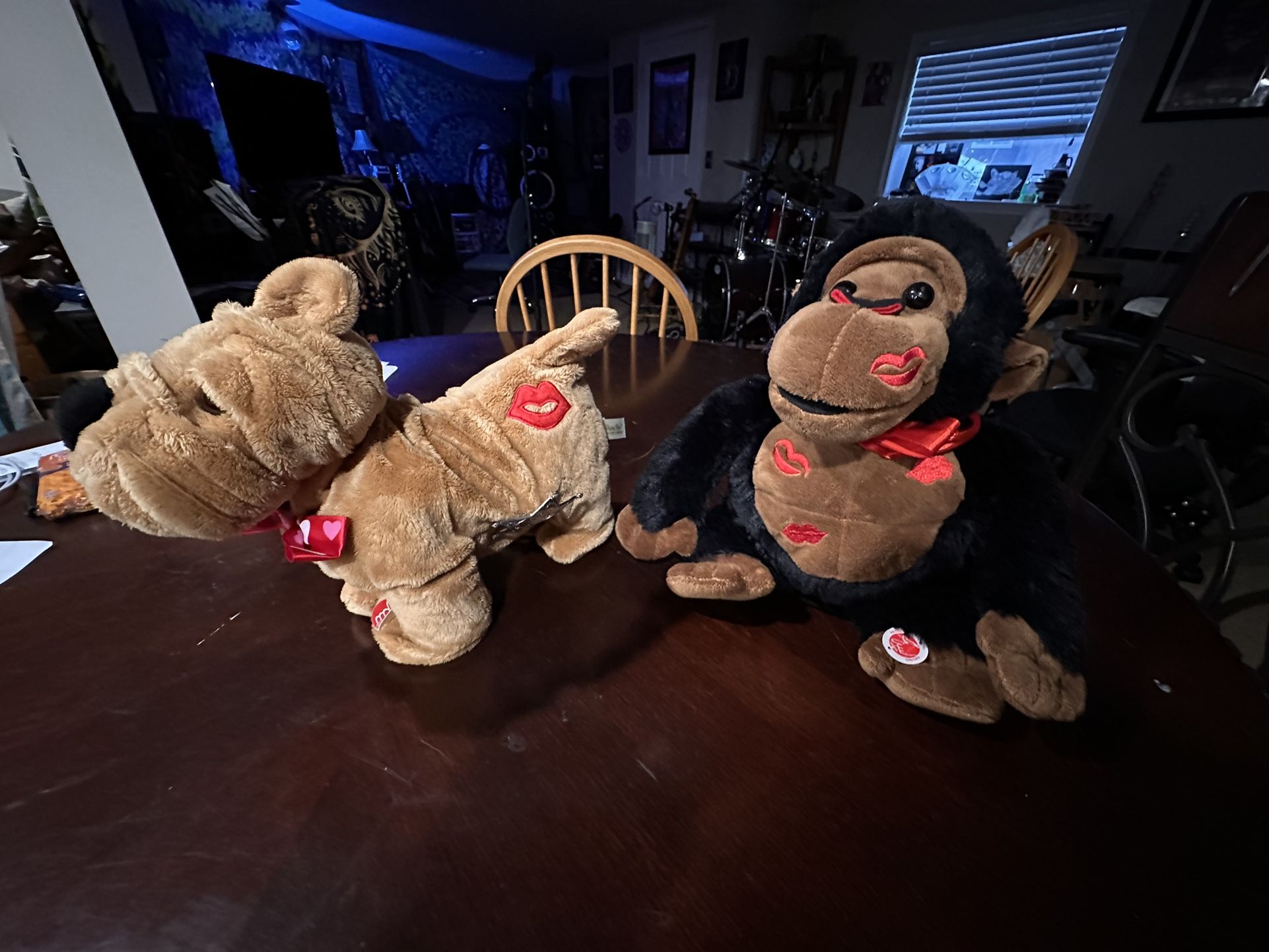 Battery Powered Talking Valentines Stuffed Animals