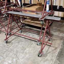 Rolling Steel Saw Horses