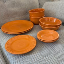Vintage Orange Fiestaware 