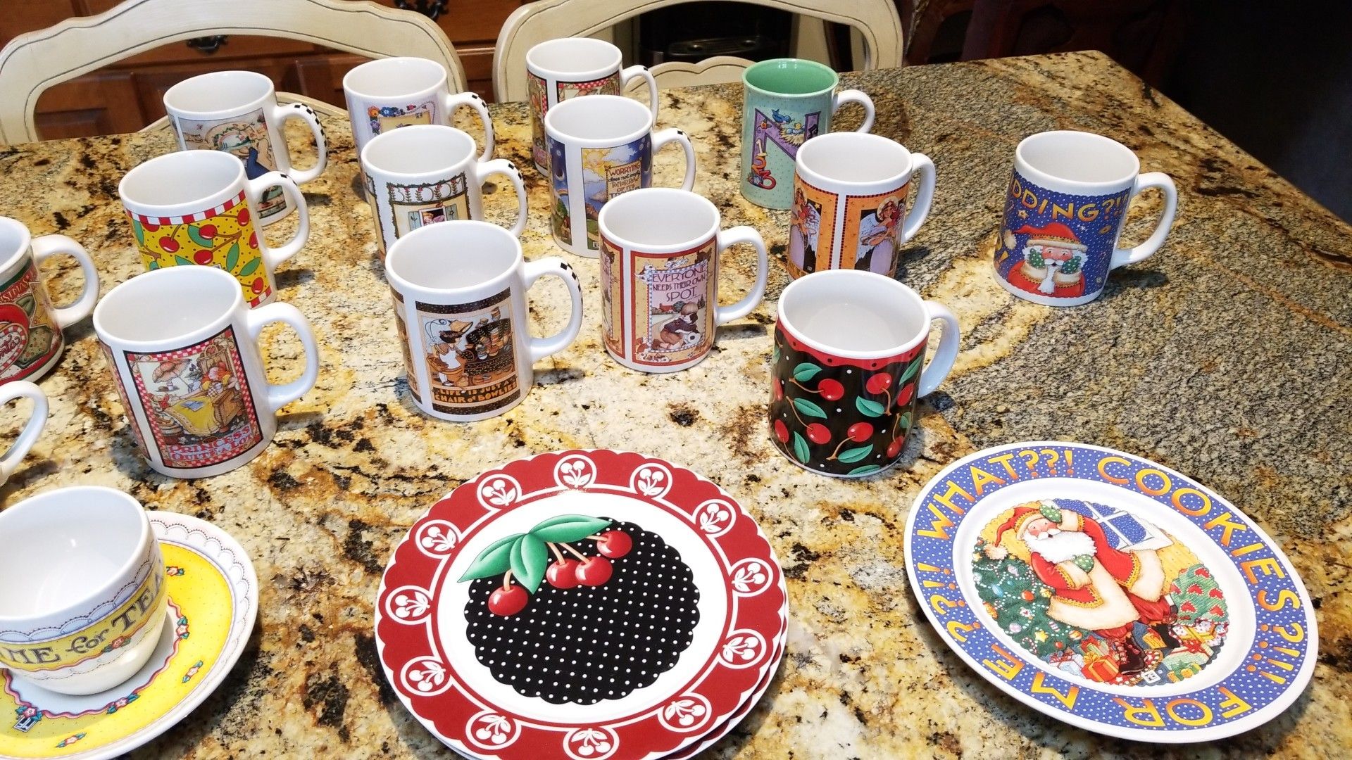 Mary Engelbreit mugs/dishes