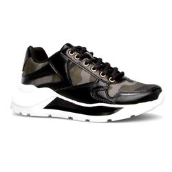 New Camo Fashion Shoes Sneakers Lace-up Women's Size 9 Chunky Flat 