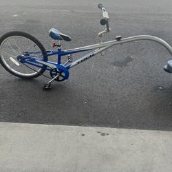 Trek Mountain Train Trail-A-Bike 20" Kids Bike ATCH Pull-A-long USA Unknown Year. Used in good condition with some cosmetic blemishes associated with 