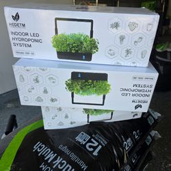 3 Hopegarden Indoor Garden Hydroponics Growing System: 15 Pods Plant Germination Kit