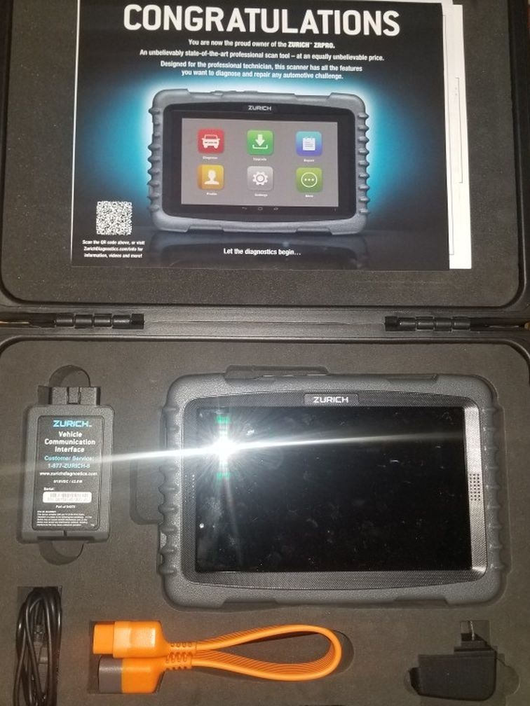 Zurich ZR Pro Professional Scan Tool, Diagnostic for Sale in Buckley