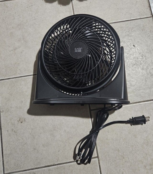 9 Inch Desk Fan Black