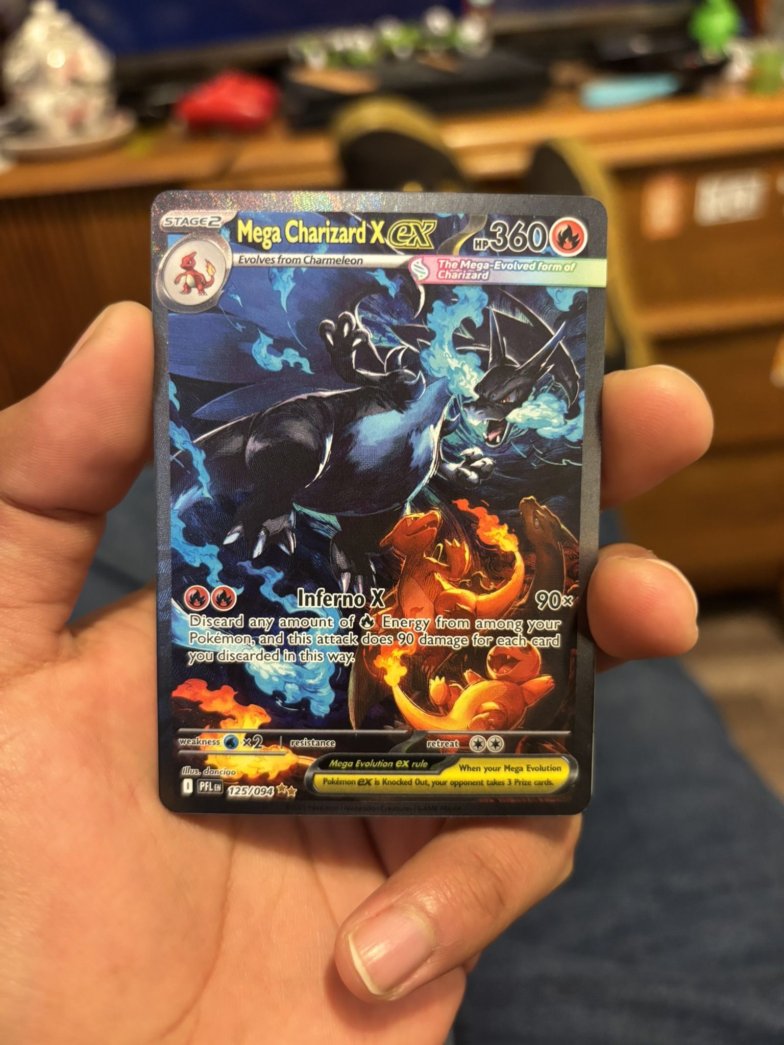 Mega Charizard X Ex #125