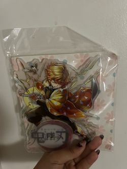lote Demon Slayer Kimetsu no Yaiba Acrylic Stand Set Tanjiro & Zenitsu (2)