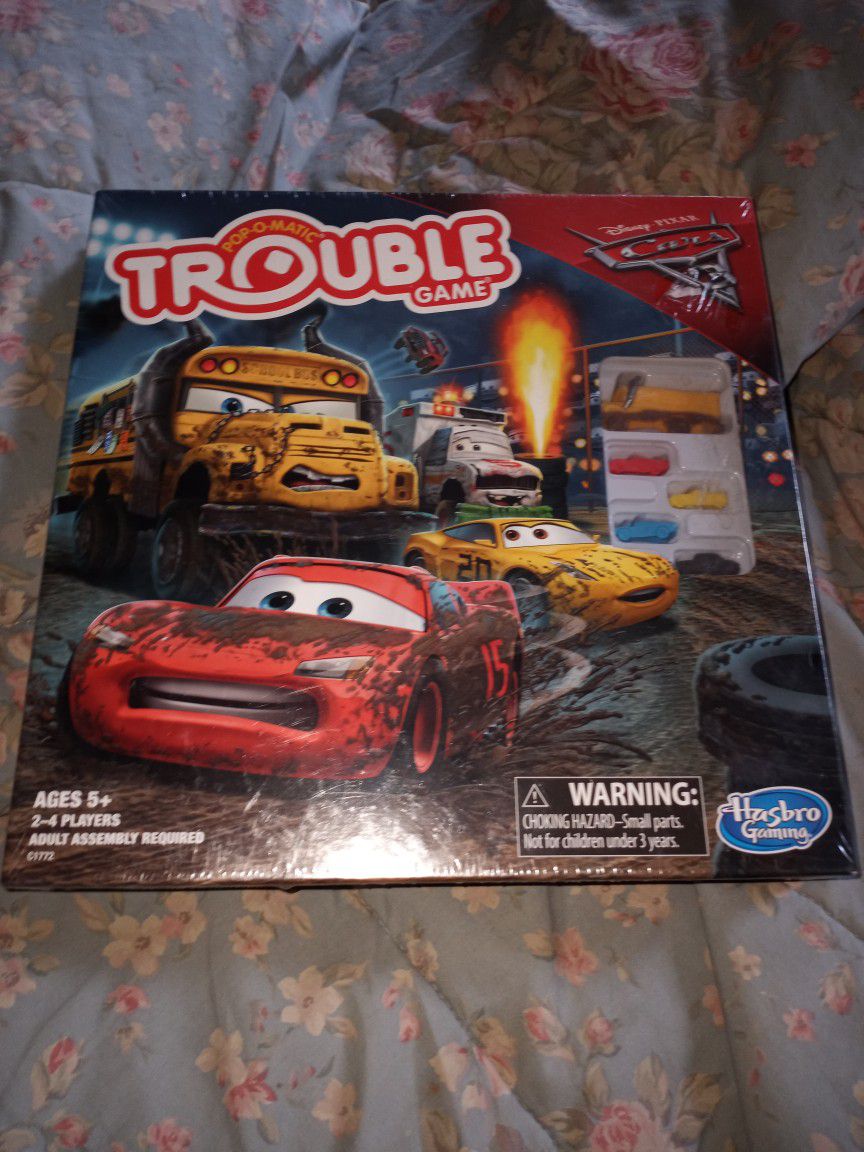 Trouble Game Disney Pixar Cars Hasbro Gaming New Sealed 