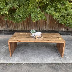 Custom coffee table farmhouse Wood  Modern Rustic Center Oval Set End Table Side Table  Storage Monastery Set Chest  Restoration hardware Carpenter