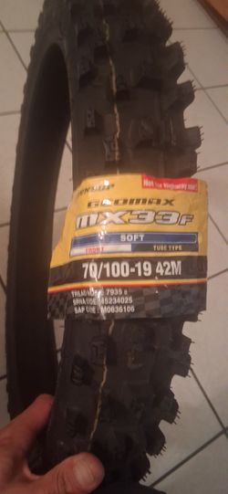 Dirt bike tire dunlop geomax 70/100