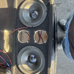 8” chuchero box and 1 450watt 8inch prv speaker