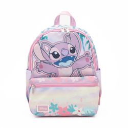 NEW WondaPop Disney’s Lilo & Stitch -Angel Stitch Nylon Mini Adjustable Backpack