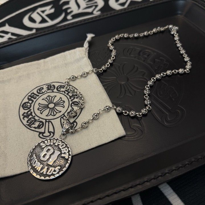 Chrome Hearts round pendant necklace