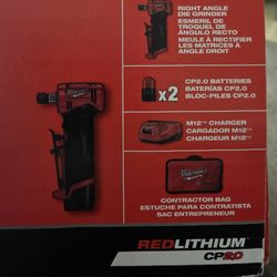 Milwaukee 1/4" Right Angle DIE GRINDER kit
