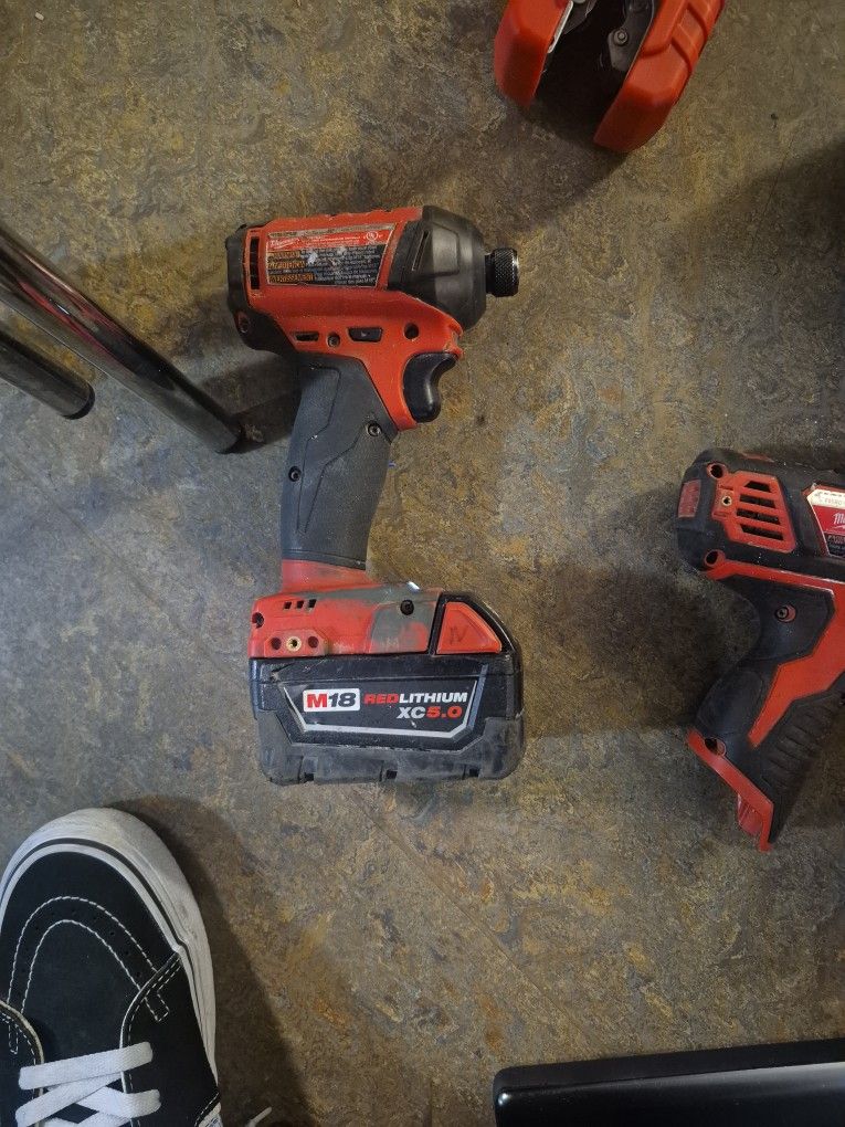 Milwaukee Impact Driver And Battery