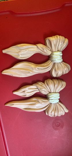 Pink Bows Wall Decoration Homco MCM