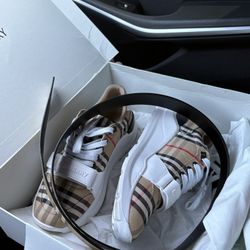 Burberry shoes & Belt 