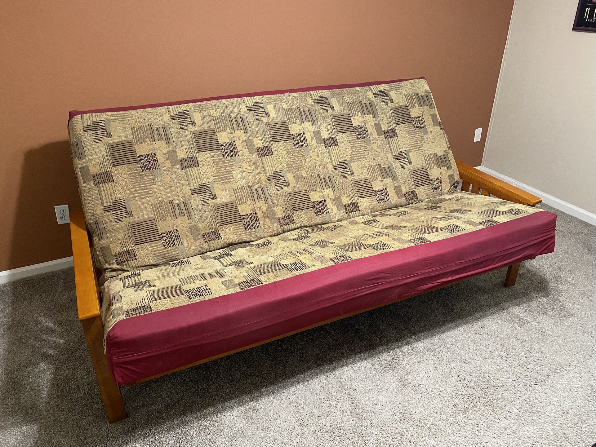 Futon - 1yr old w/ Real Mattress