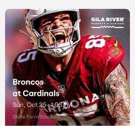 Arizona Cardinals versus Broncos