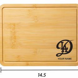 Dodgers Engraved Cutting Board 