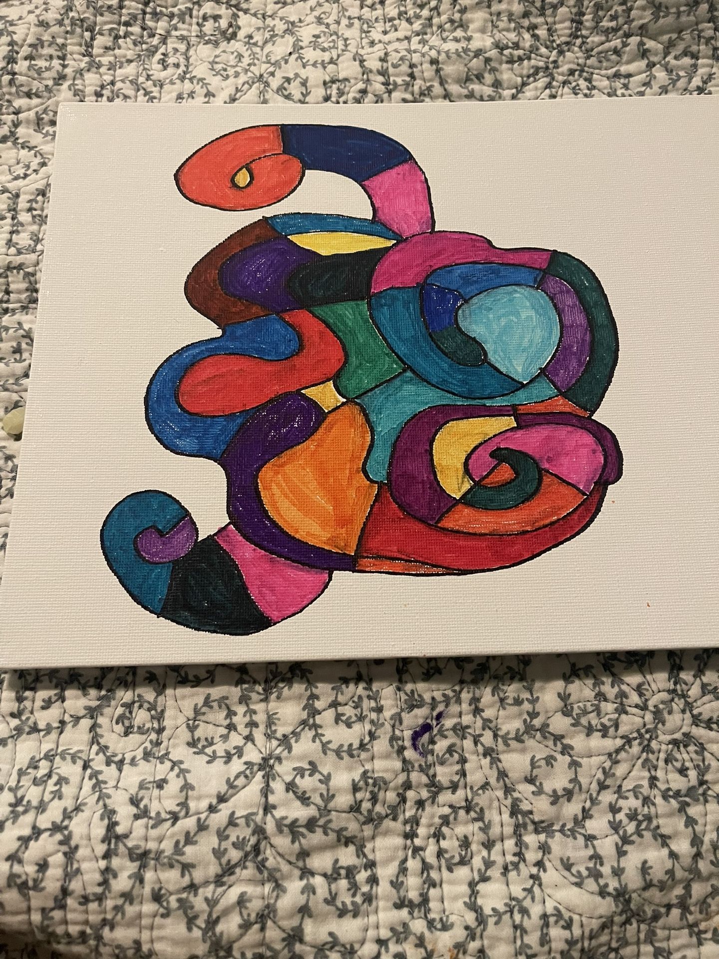 Super Vivid Abstract Marker Art