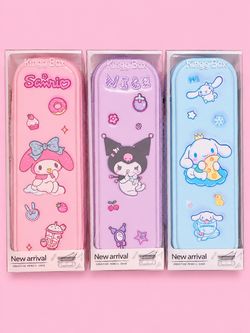 Sanrio Character Pencil Cases Set of 3