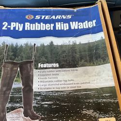 2-Ply Rubber Hip Wader