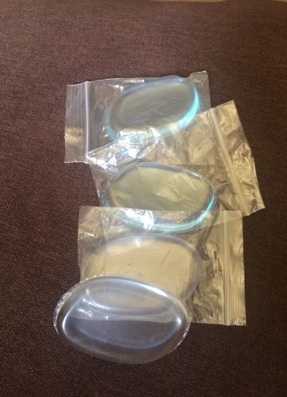 Clear Silicone Sponge Blender Puff Applicator Liquid Foundation