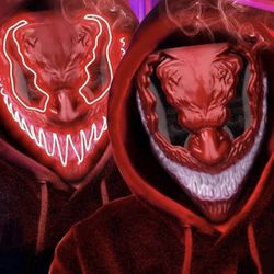 Venom Carnage Halloween LED LIGHT UP Mask